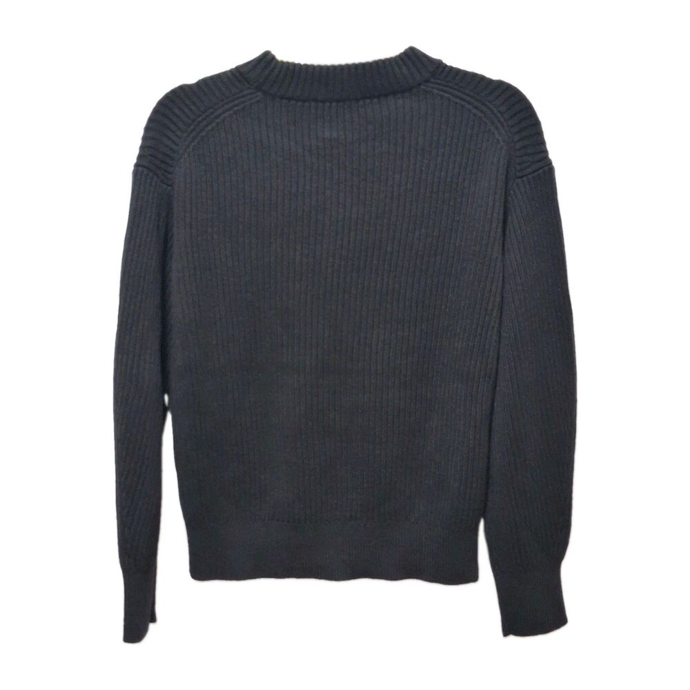Everlane Organic Cotton Crew Neck Sweater Black Men's Size M Minimalist NWOT - Picture 5 of 14